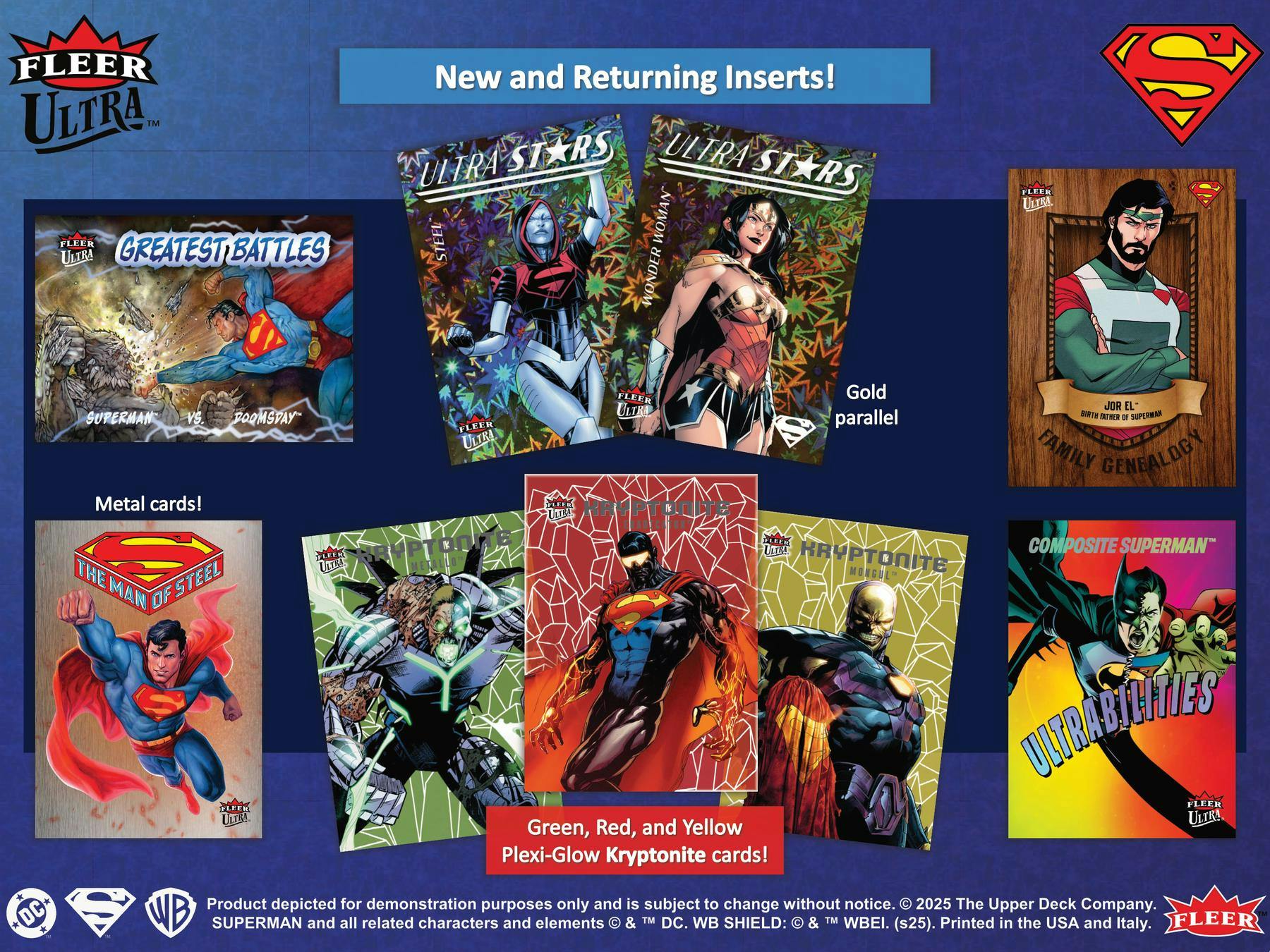 2025 Upper Deck Fleer Ultra Superman Hobby Box - Columbia Hobby - Sports Card Boxes - Toploaders - Card Savers