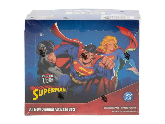 2025 Upper Deck Fleer Ultra Superman Hobby Box - Columbia Hobby - Sports Card Boxes - Toploaders - Card Savers