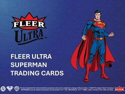 2025 Upper Deck Fleer Ultra Superman Hobby Box - Columbia Hobby - Sports Card Boxes - Toploaders - Card Savers