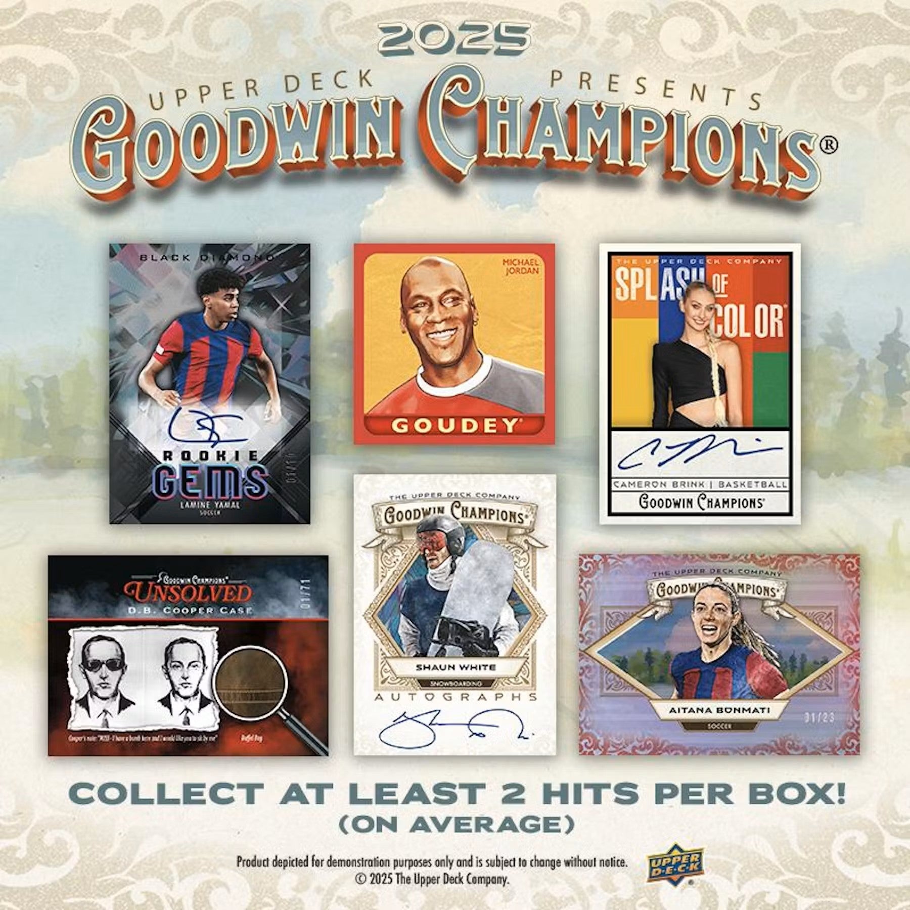 2025 Upper Deck Goodwin Champions Hobby Box - Columbia Hobby - Sports Card Boxes - Toploaders - Card Savers