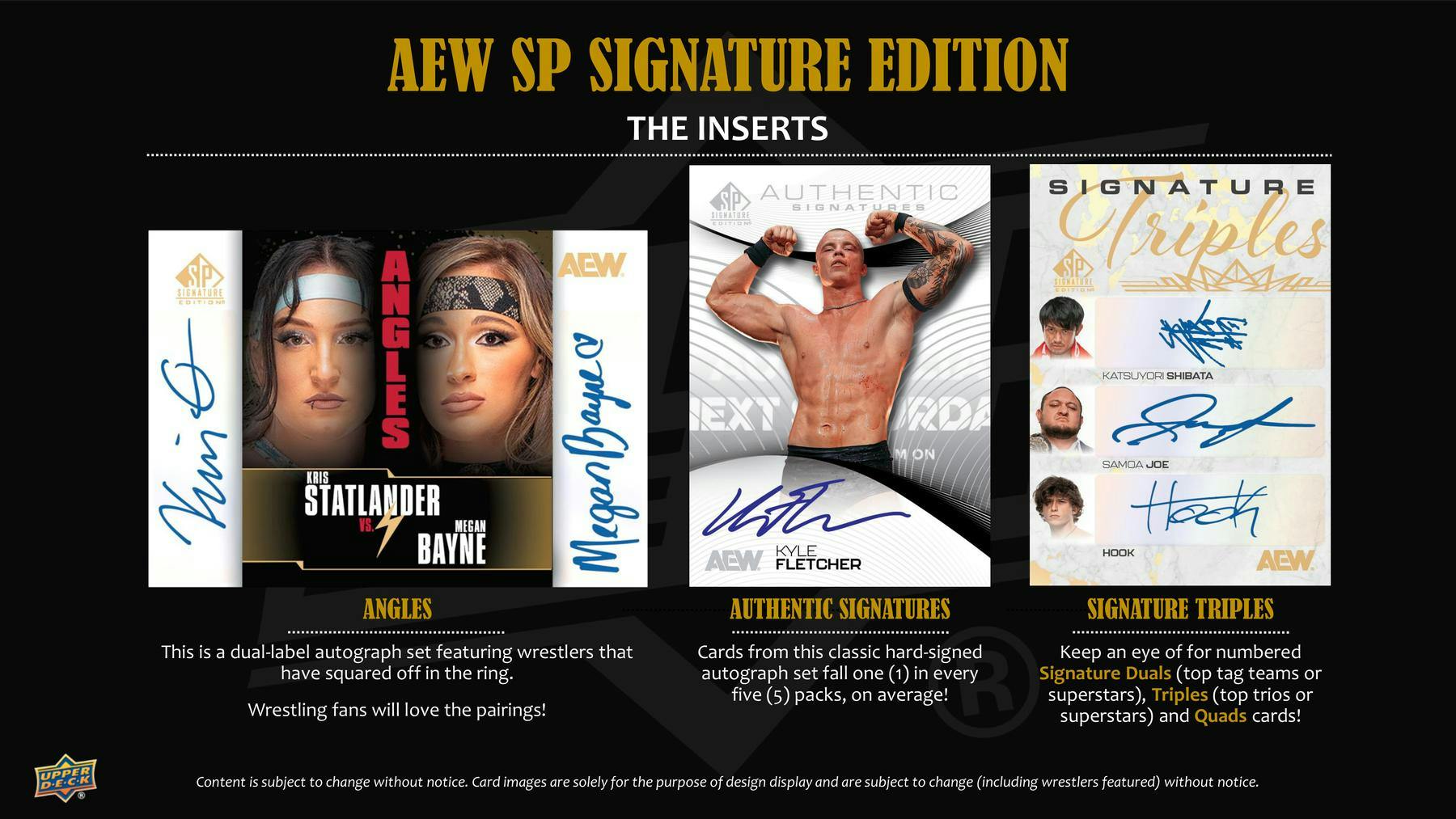 2025 Upper Deck SP Signature Edition AEW Wrestling Hobby Box - Columbia Hobby - Sports Card Boxes - Toploaders - Card Savers
