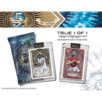 2025 Wild Card 5 - Card Draw Football Pro - Look Edition Hobby Box | Columbia Sports Cards - Columbia Hobby - Sports Card Boxes - Toploaders - Card Savers
