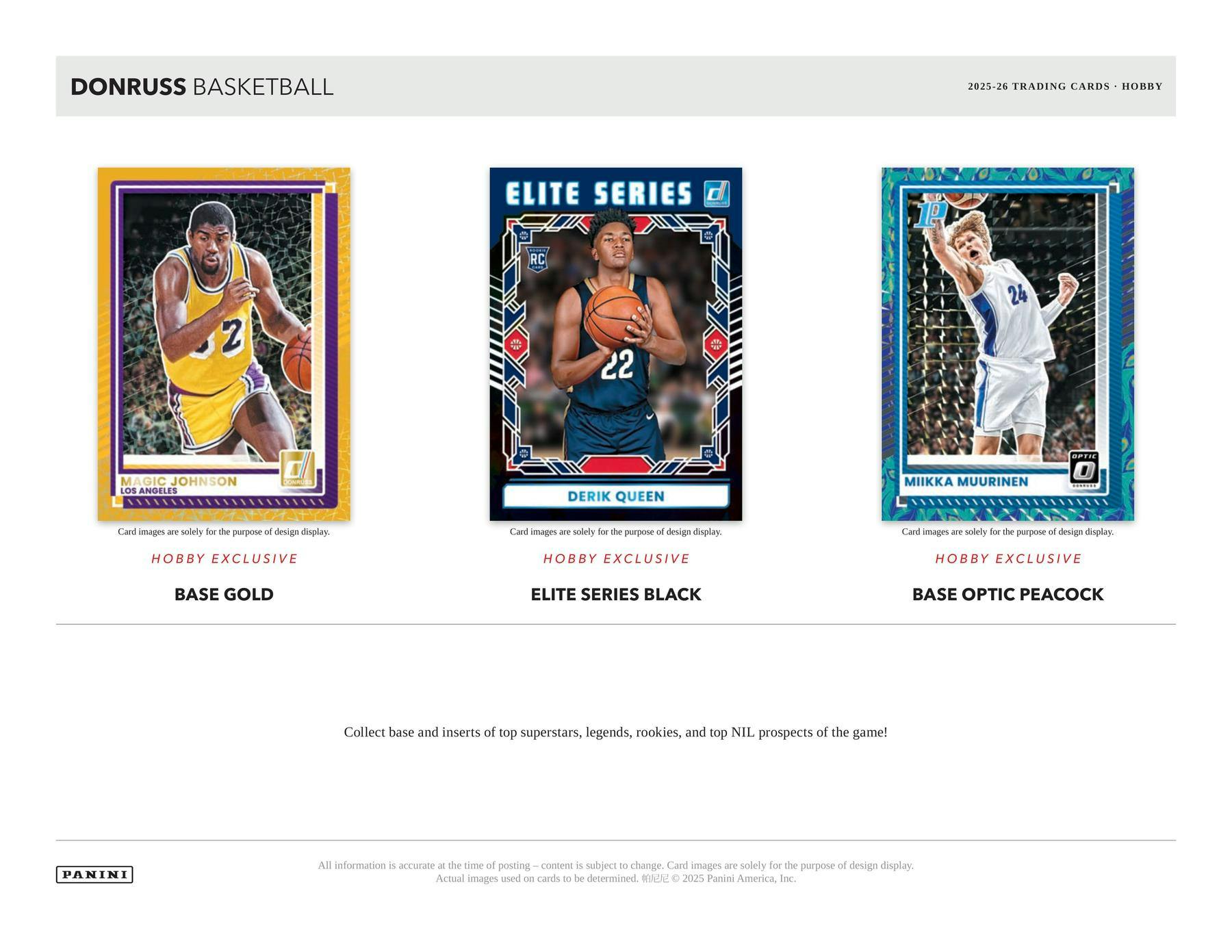 2025/26 Panini Donruss Basketball Hobby Box | Columbia Sports Cards - Columbia Sports Cards