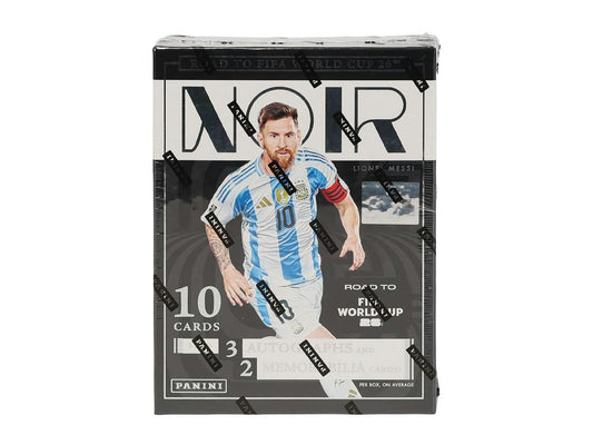 2025/26 Panini Noir Road to FIFA World Cup Soccer Hobby Box | Columbia Sports Cards - Columbia Hobby - Sports Card Boxes - Toploaders - Card Savers