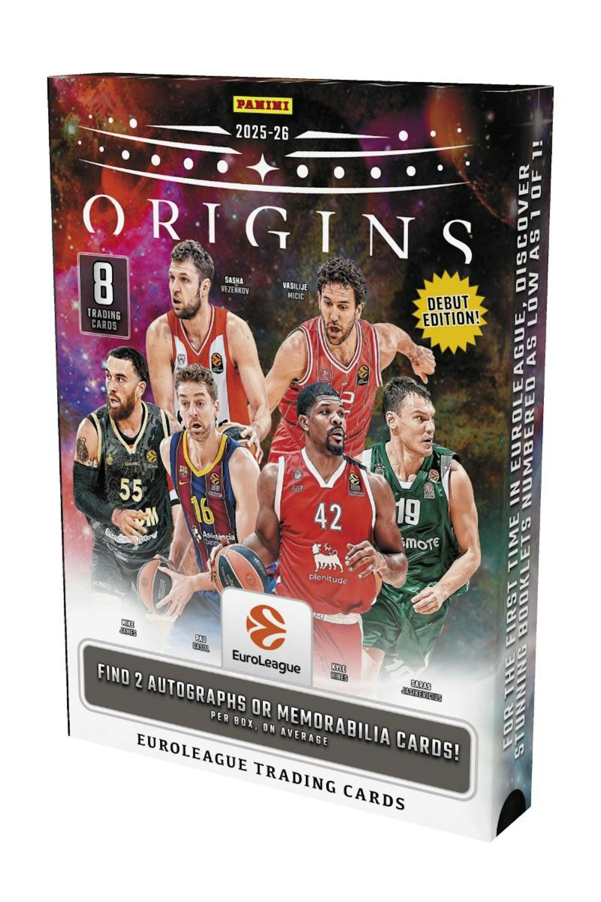 2025/26 Panini Origins EuroLeague Basketball Hobby Box | Columbia Sports Cards - Columbia Sports Cards
