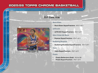 2025/26 Topps Chrome Basketball Breaker Delight Box | Columbia Sports Cards - Columbia Hobby - Sports Card Boxes - Toploaders - Card Savers