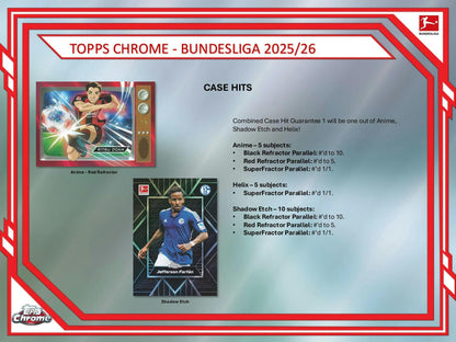 2025/26 Topps Chrome Bundesliga Soccer Hobby Box | Columbia Sports Cards - Columbia Hobby - Sports Card Boxes - Toploaders - Card Savers