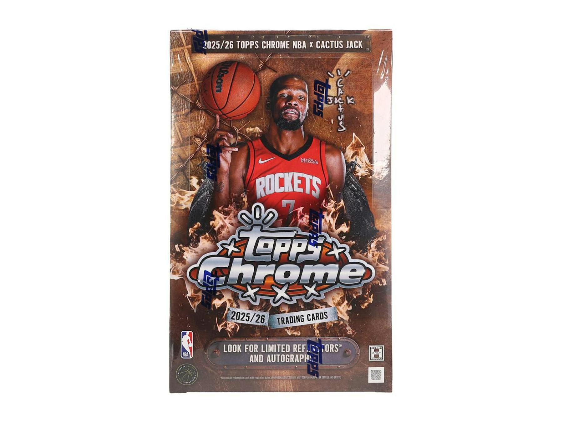 2025/26 Topps Chrome Cactus Jack Basketball Hobby Box | Columbia Sports Cards - Columbia Sports Cards