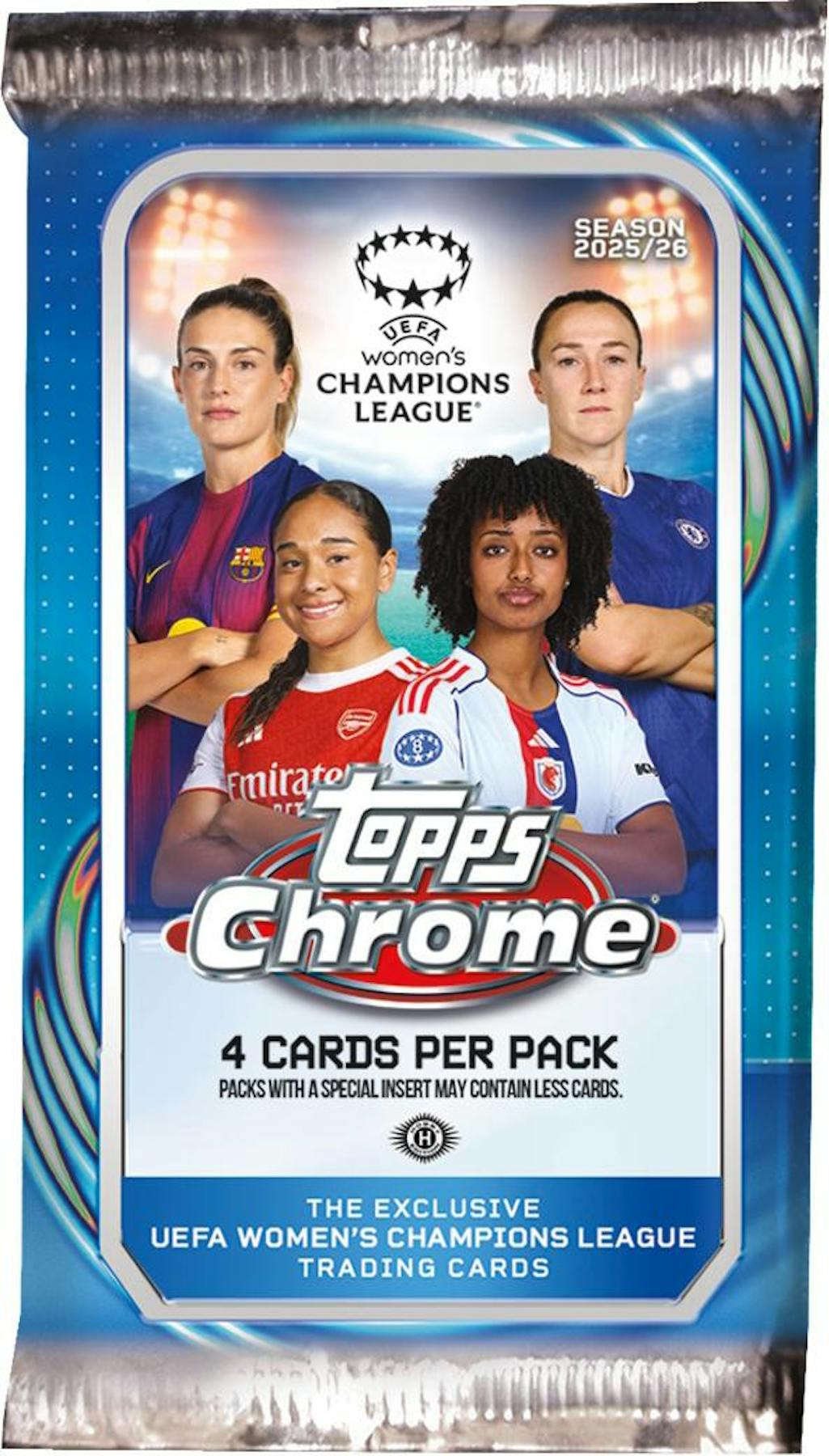 2025/26 Topps Chrome Women's UEFA Champions League Soccer Hobby Box | Columbia Sports Cards - Columbia Sports Cards