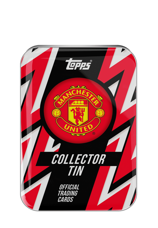 2025/26 Topps Collectors Tin - Manchester United | Columbia Sports Cards - Columbia Hobby - Sports Card Boxes - Toploaders - Card Savers