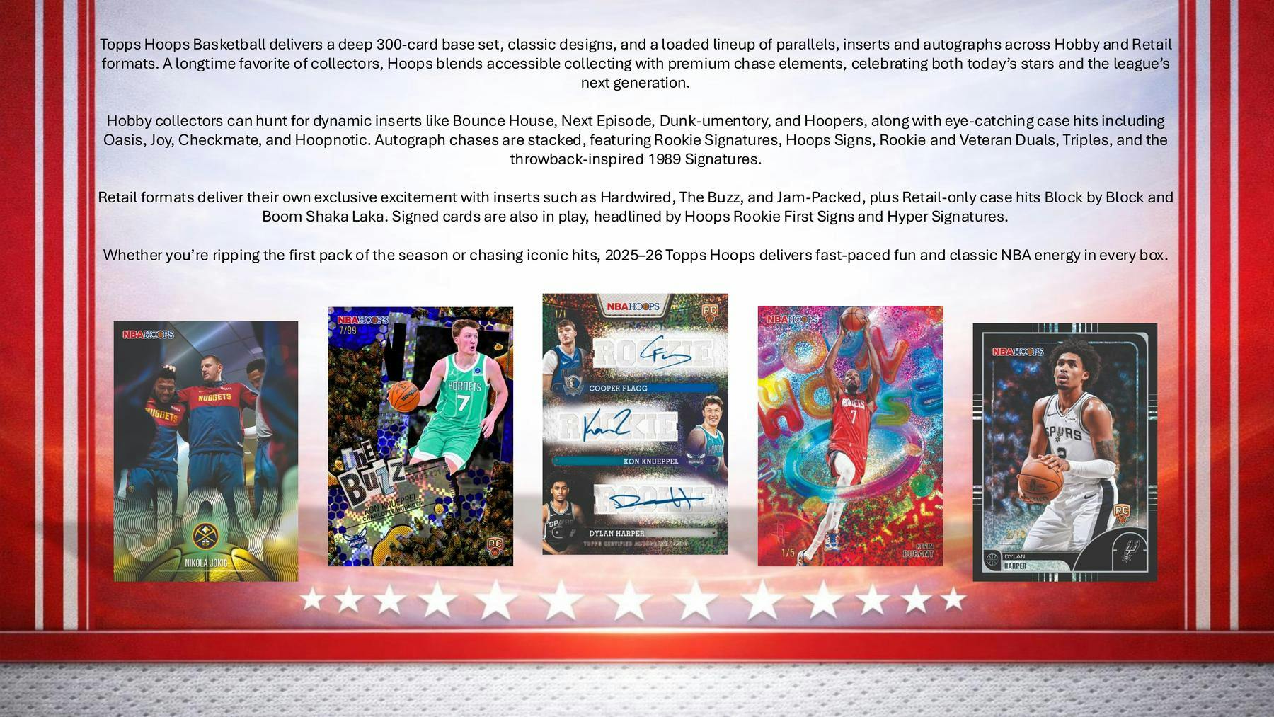 2025/26 Topps Hoops Basketball Hanger Box | Columbia Sports Cards - Columbia Hobby - Sports Card Boxes - Toploaders - Card Savers