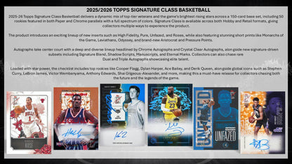 2025/26 Topps Signature Class Basketball Mega Box | Columbia Sports Cards - Columbia Sports Cards