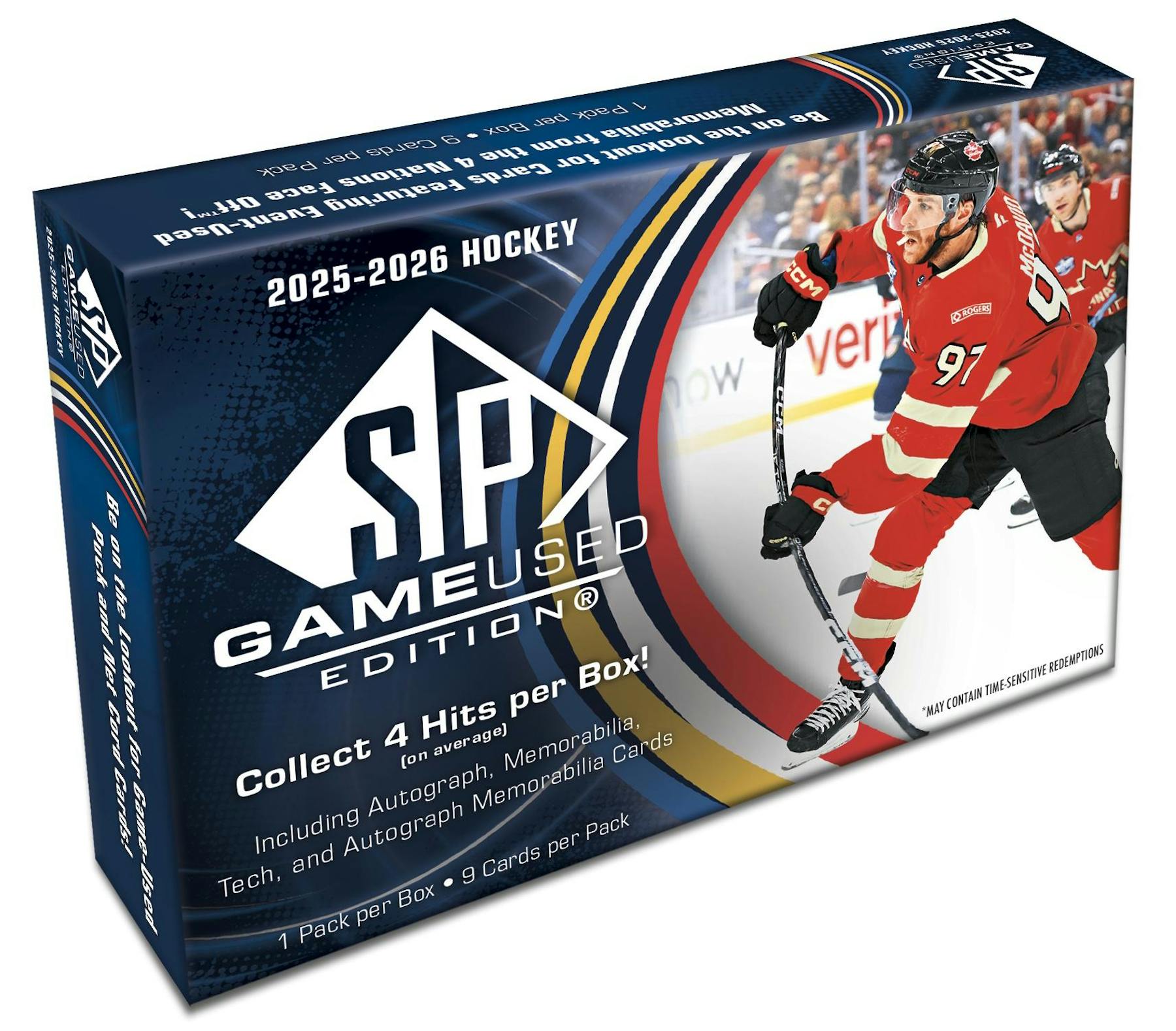 2025/26 Upper Deck SP Game Used Hockey Hobby Box - Columbia Hobby - Sports Card Boxes - Toploaders - Card Savers