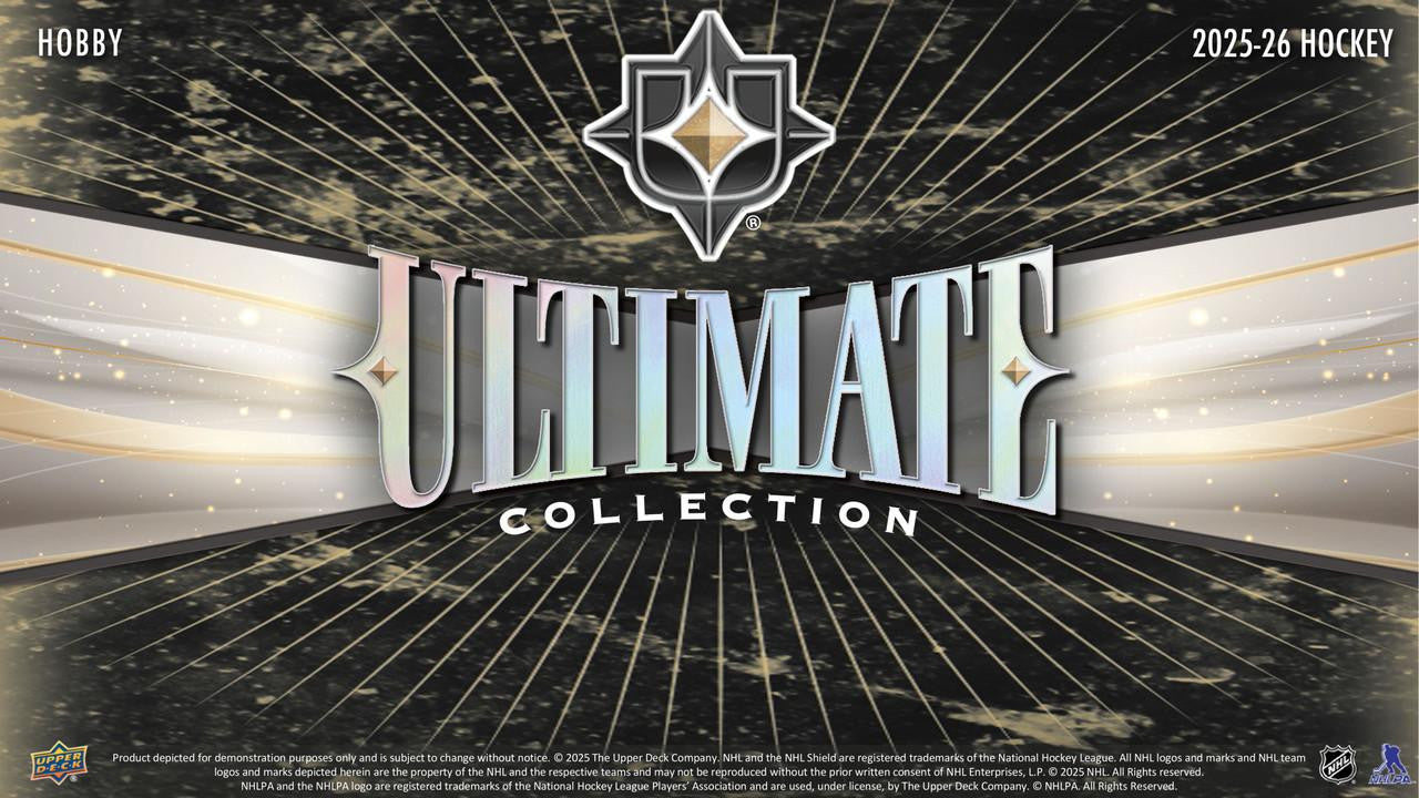 2025/26 Upper Deck Ultimate Collection Hockey Hobby Box | Columbia Sports Cards | Columbia Hobby - Sports Card Boxes - Toploaders - Card Savers.