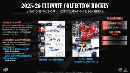 2025/26 Upper Deck Ultimate Collection Hockey Hobby Box | Columbia Sports Cards | Columbia Hobby - Sports Card Boxes - Toploaders - Card Savers.