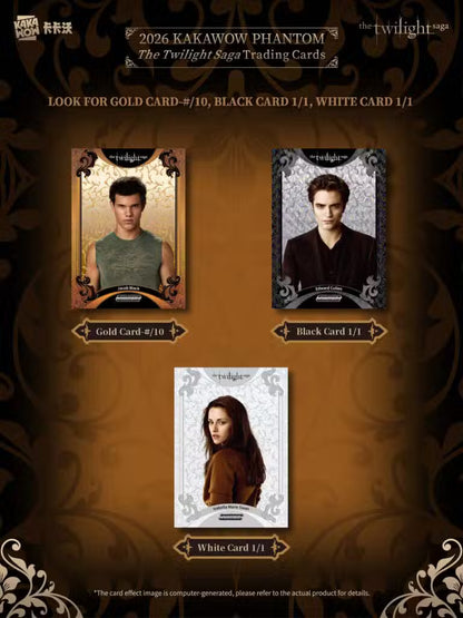 2026 KAKAWOW PHANTOM The Twilight Saga Trading Cards Box | Columbia Sports Cards | Columbia Hobby - Sports Card Boxes - Toploaders - Card Savers.