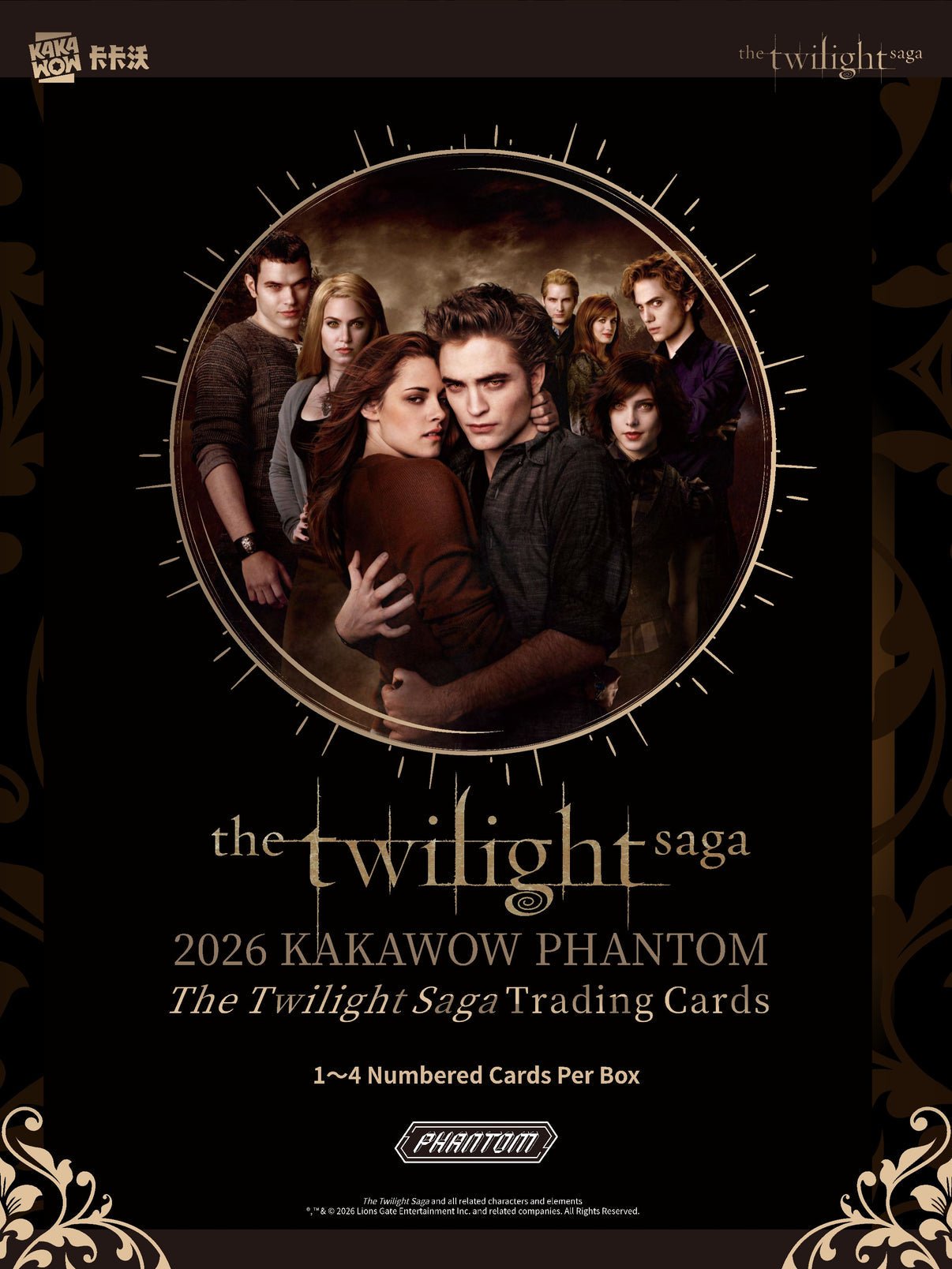 2026 KAKAWOW PHANTOM The Twilight Saga Trading Cards Box | Columbia Sports Cards - Columbia Hobby - Sports Card Boxes - Toploaders - Card Savers