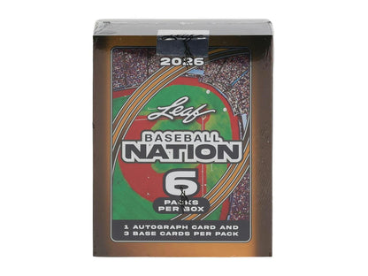 2026 Leaf Baseball Nation Hobby Box | Columbia Sports Cards - Columbia Sports Cards