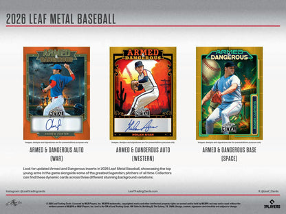 2026 Leaf Metal Baseball Hobby Box | Columbia Sports Cards - Columbia Hobby - Sports Card Boxes - Toploaders - Card Savers