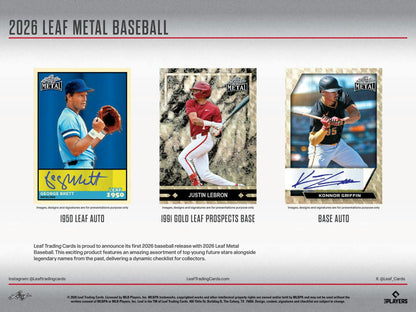 2026 Leaf Metal Baseball Jumbo Hobby Box | Columbia Sports Cards - Columbia Hobby - Sports Card Boxes - Toploaders - Card Savers