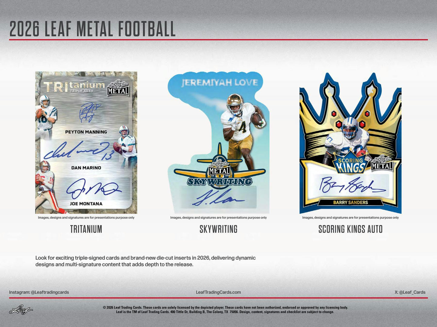 2026 Leaf Metal Football Hobby Jumbo Box | Columbia Sports Cards - Columbia Hobby - Sports Card Boxes - Toploaders - Card Savers
