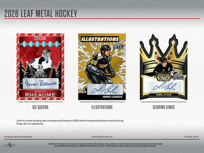 2026 Leaf Metal Hockey Hobby Box | Columbia Sports Cards - Columbia Sports Cards