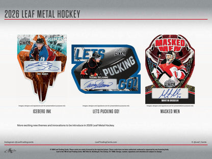 2026 Leaf Metal Hockey Hobby Box | Columbia Sports Cards - Columbia Sports Cards