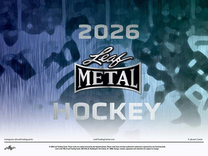 2026 Leaf Metal Hockey Hobby Box | Columbia Sports Cards - Columbia Sports Cards