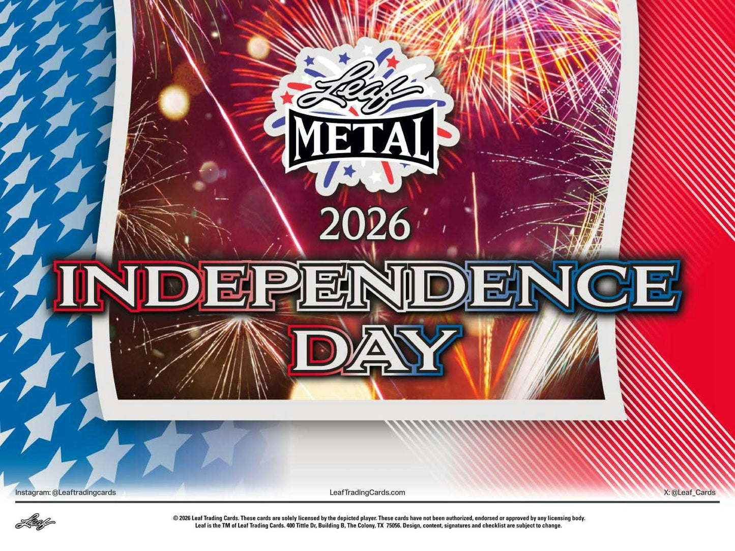 2026 Leaf Metal Independence Day Hobby Box | Columbia Sports Cards - Columbia Sports Cards