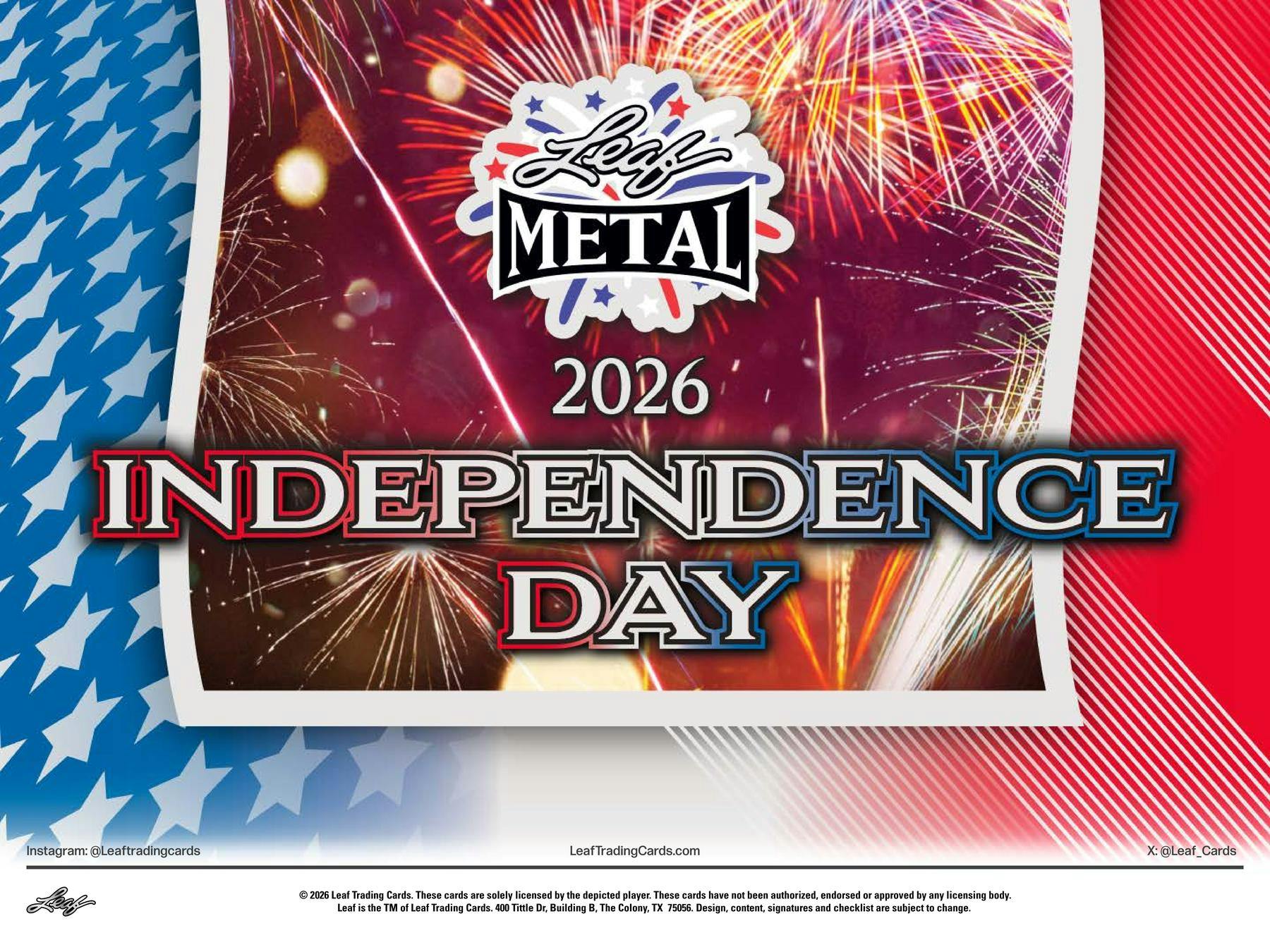 2026 Leaf Metal Independence Day Hobby Box | Columbia Sports Cards - Columbia Sports Cards