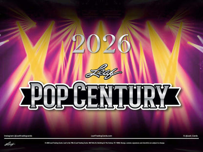 2026 Leaf Metal Pop Century Hobby Box | Columbia Sports Cards - Columbia Hobby - Sports Card Boxes - Toploaders - Card Savers
