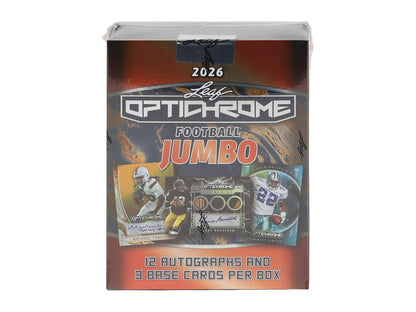 2026 Leaf Optichrome Football Hobby Jumbo Box | Columbia Sports Cards - Columbia Sports Cards