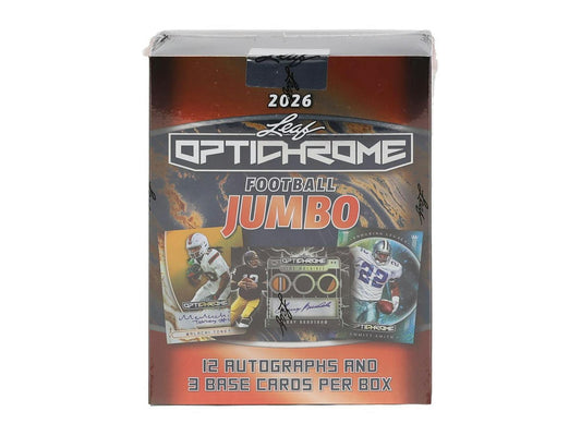 2026 Leaf Optichrome Football Hobby Jumbo Box | Columbia Sports Cards - Columbia Sports Cards