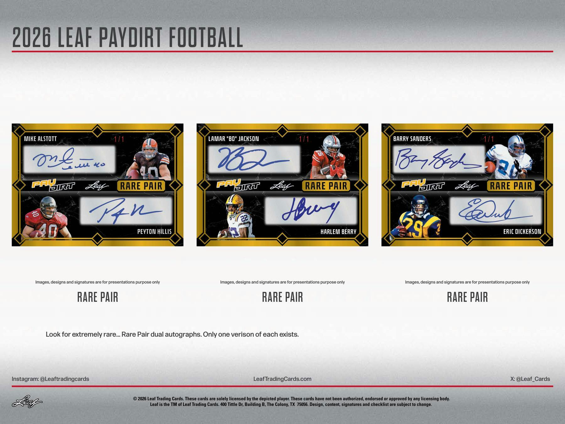 2026 Leaf Paydirt Football Hobby Jumbo Box | Columbia Sports Cards - Columbia Hobby - Sports Card Boxes - Toploaders - Card Savers