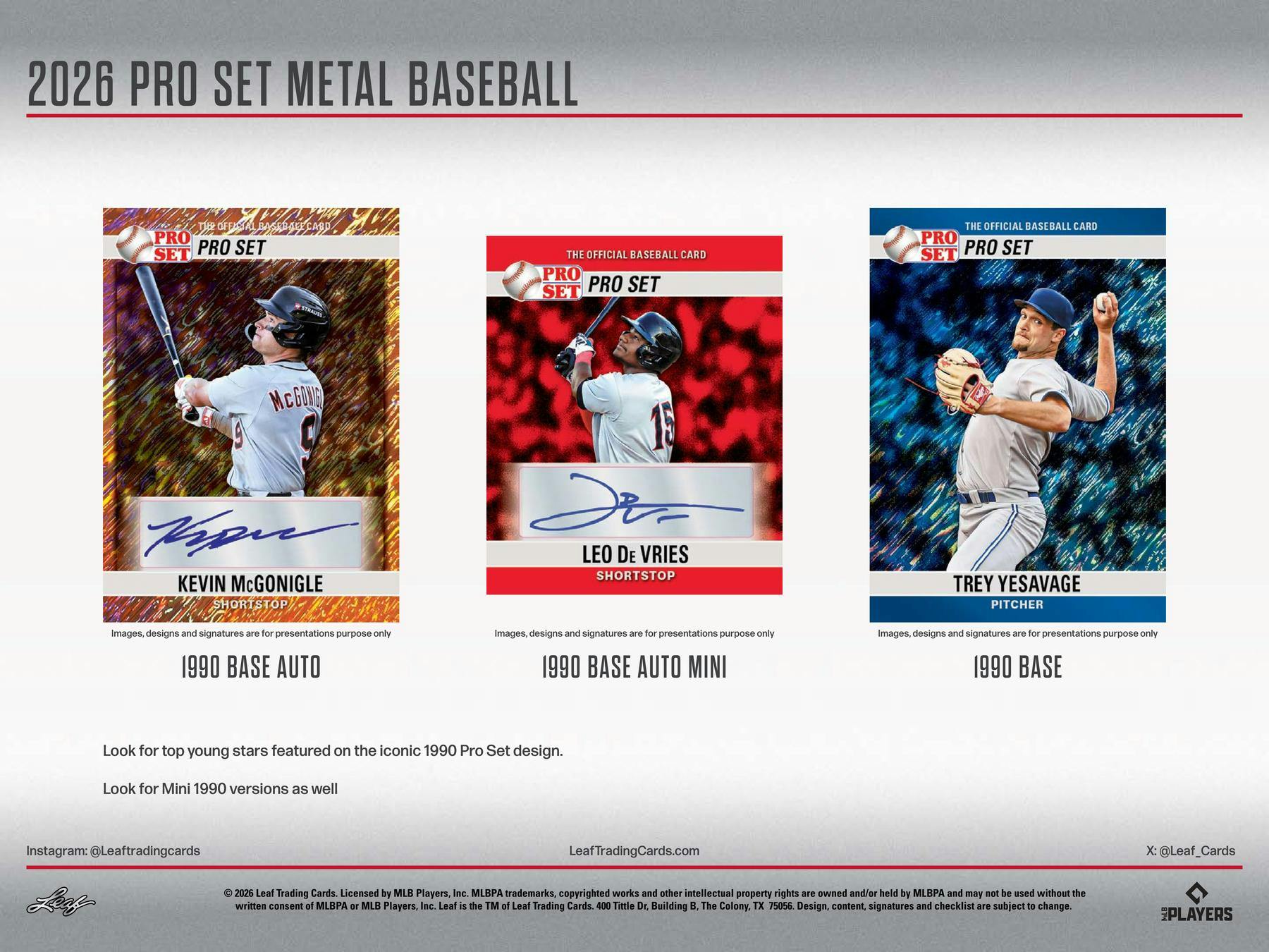 2026 Leaf Pro Set Metal Baseball Hobby Box | Columbia Sports Cards - Columbia Hobby - Sports Card Boxes - Toploaders - Card Savers