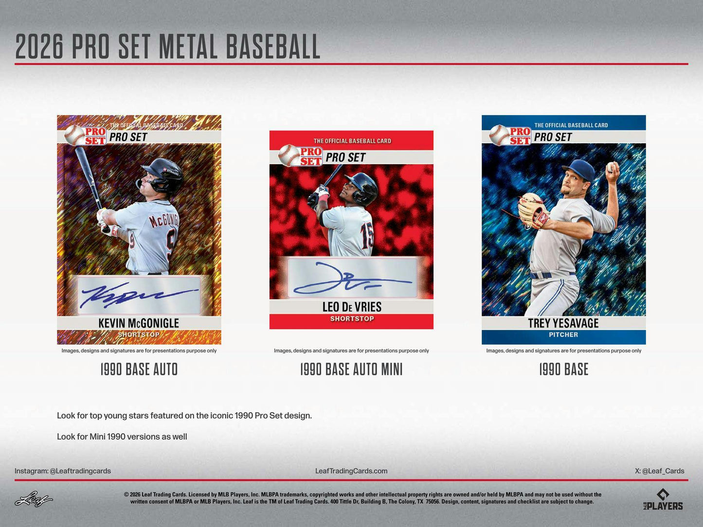 2026 Leaf Pro Set Metal Baseball Hobby Jumbo Box | Columbia Sports Cards - Columbia Hobby - Sports Card Boxes - Toploaders - Card Savers