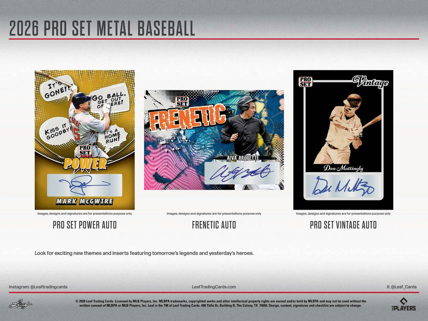 2026 Leaf Pro Set Metal Baseball Hobby Jumbo Box | Columbia Sports Cards - Columbia Hobby - Sports Card Boxes - Toploaders - Card Savers