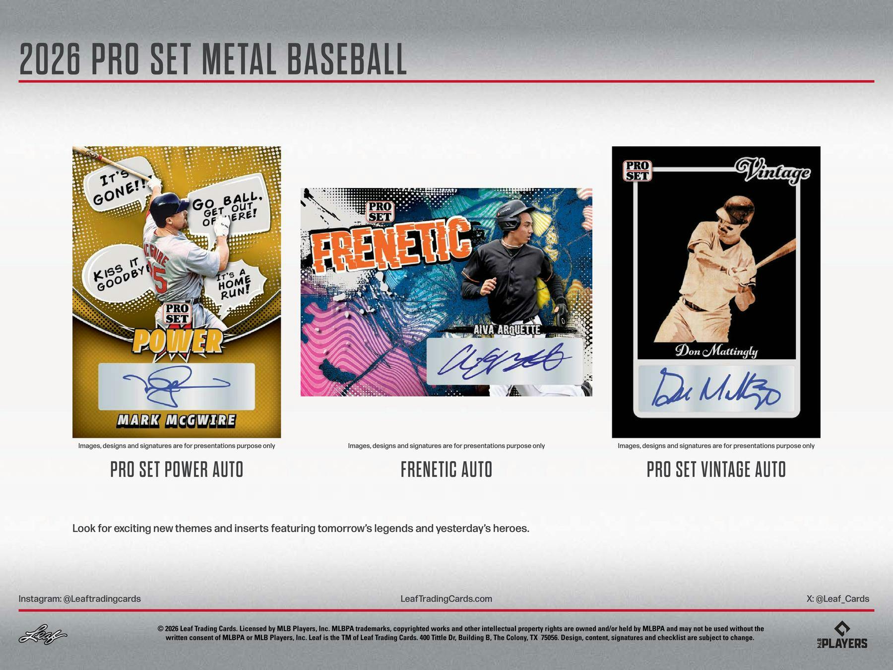 2026 Leaf Pro Set Metal Baseball Hobby Jumbo Box | Columbia Sports Cards - Columbia Hobby - Sports Card Boxes - Toploaders - Card Savers