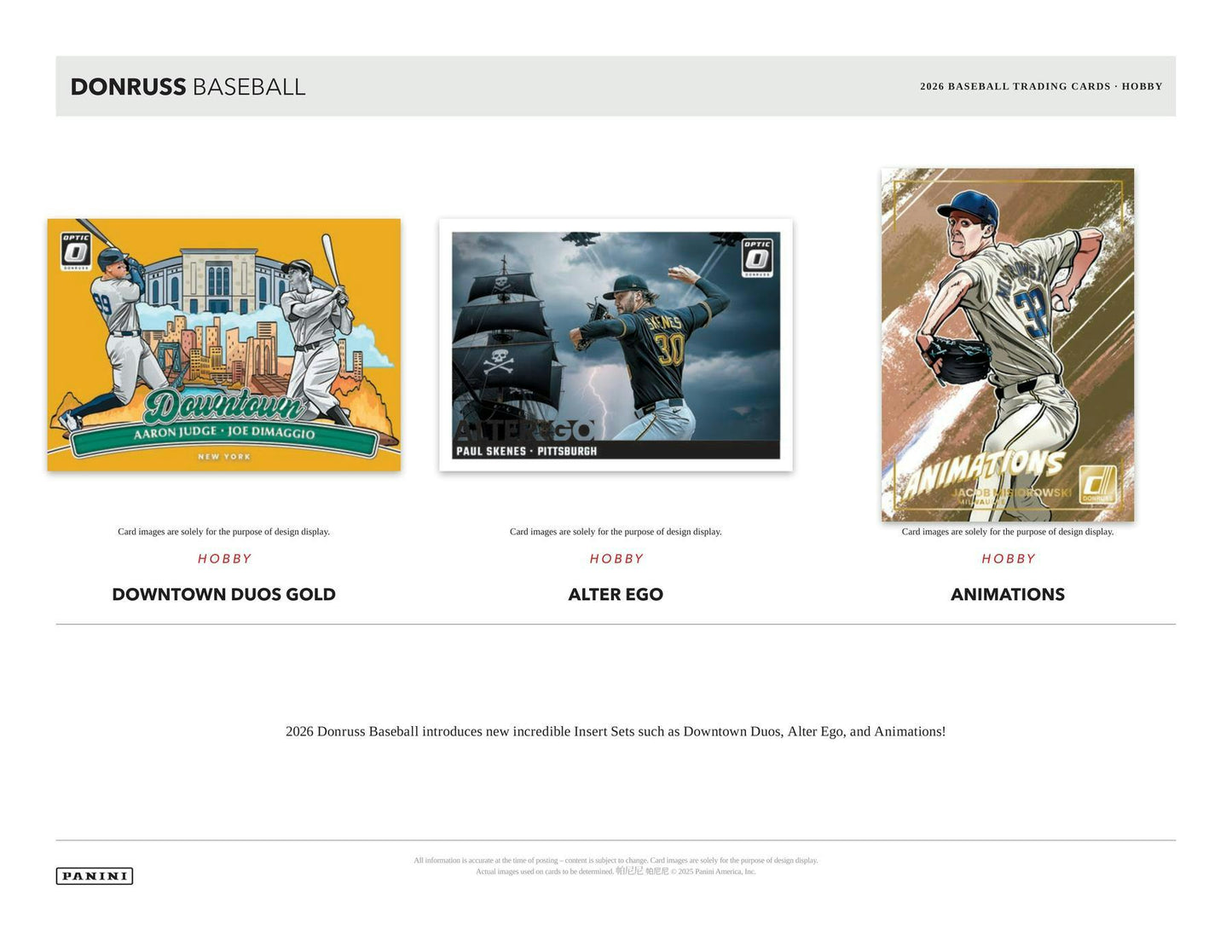 2026 Panini Donruss Baseball Hobby Box | Columbia Sports Cards - Columbia Sports Cards