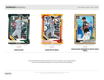2026 Panini Donruss Baseball Hobby Box | Columbia Sports Cards - Columbia Sports Cards