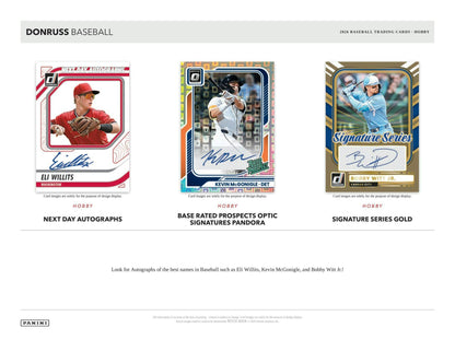 2026 Panini Donruss Baseball Hobby Box | Columbia Sports Cards - Columbia Sports Cards