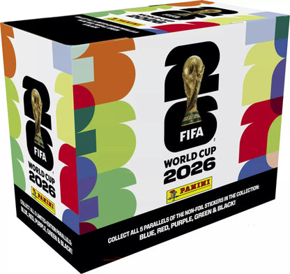 2026 Panini FIFA World Cup Soccer Sticker Box (25 Packs) – U.S. Version | Columbia Sports Cards - Columbia Hobby - Sports Card Boxes - Toploaders - Card Savers
