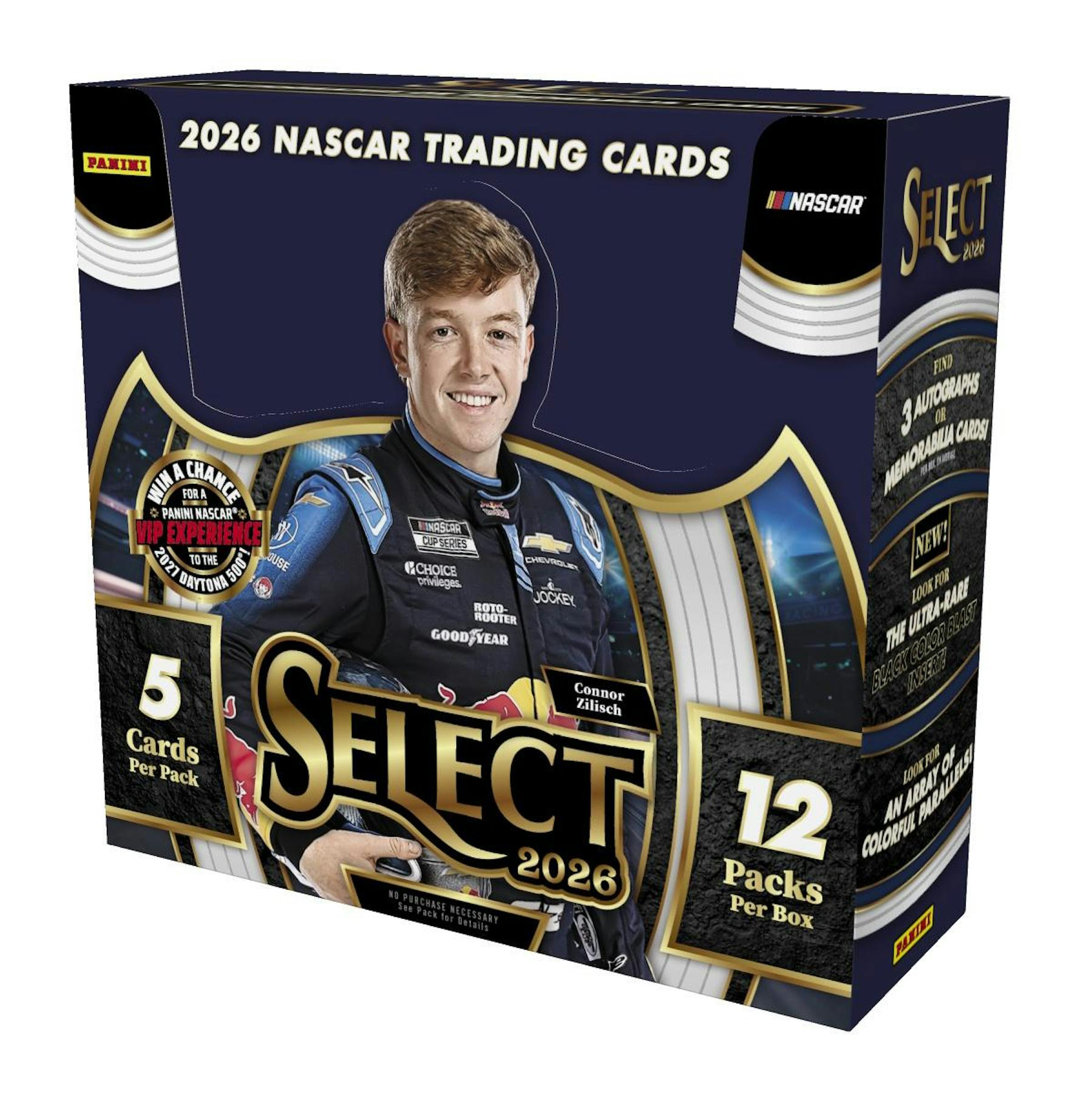 2026 Panini Select NASCAR Racing Hobby Box | Columbia Sports Cards - Columbia Sports Cards