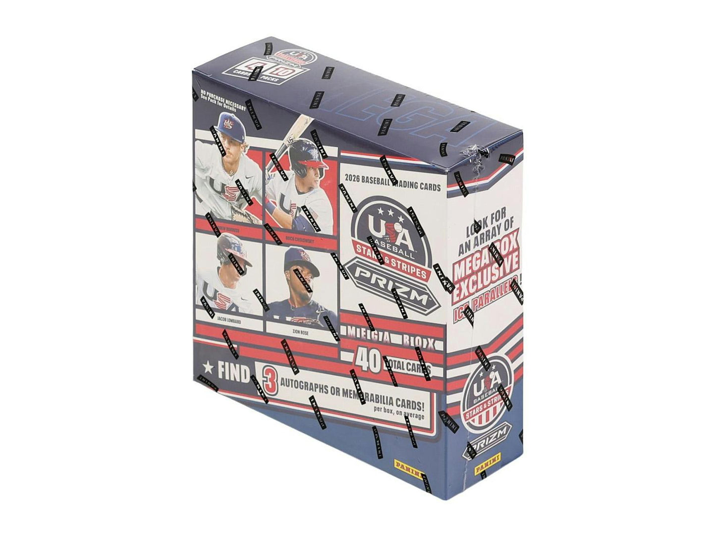 2026 Panini USA Stars & Stripes Prizm Baseball Mega Box | Columbia Sports Cards - Columbia Sports Cards