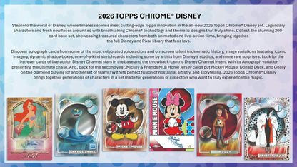 2026 Topps Chrome Disney Mega Box | Columbia Sports Cards - Columbia Sports Cards