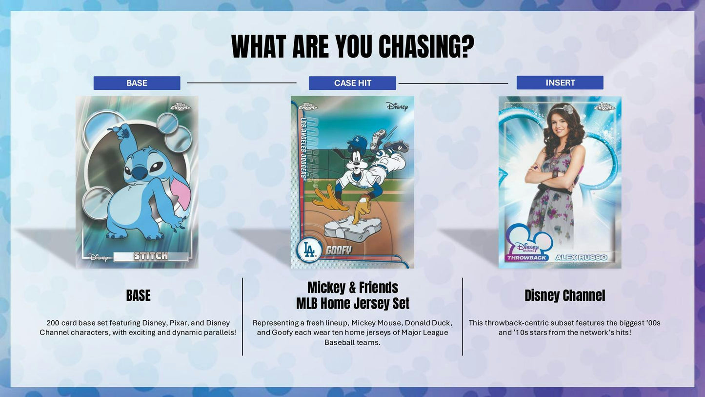 2026 Topps Chrome Disney Mega Box | Columbia Sports Cards - Columbia Sports Cards