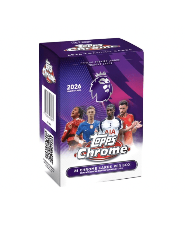 2026 Topps Chrome Premier League Soccer Blaster Box | Columbia Sports Cards - Columbia Hobby - Sports Card Boxes - Toploaders - Card Savers