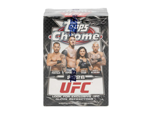 2026 Topps Chrome UFC Blaster Box | Columbia Sports Cards - Columbia Hobby - Sports Card Boxes - Toploaders - Card Savers