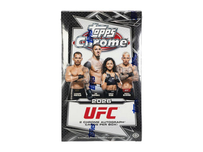 2026 Topps Chrome UFC Hobby Box | Columbia Sports Cards - Columbia Hobby - Sports Card Boxes - Toploaders - Card Savers