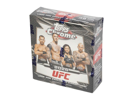 2026 Topps Chrome UFC Mega Box | Columbia Sports Cards - Columbia Hobby - Sports Card Boxes - Toploaders - Card Savers